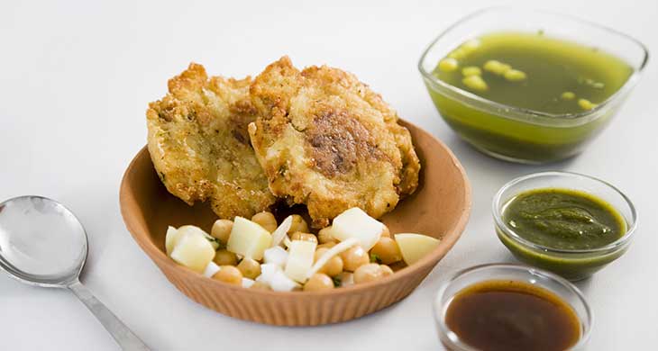 Chick Pea and Soya Tikki