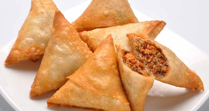 Baked Chicken Samosas