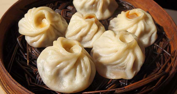 Vegetable Clear Soup with Dumplings