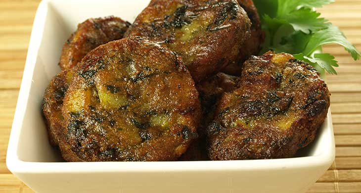 Coriander and Ground Nut Vada