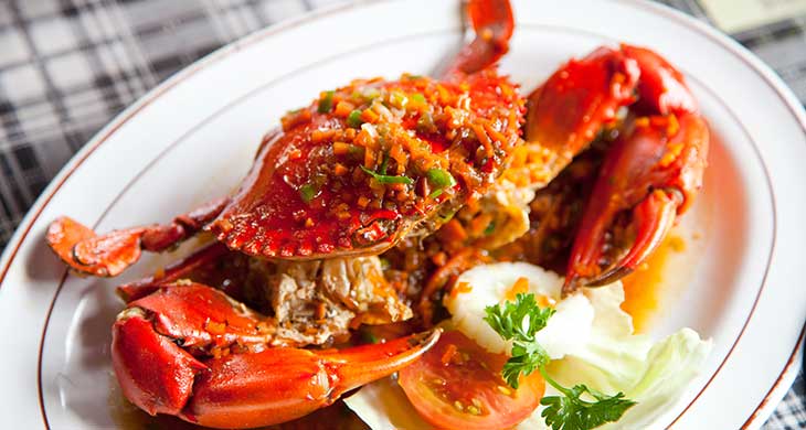 Crab in Butter Pepper Garlic
