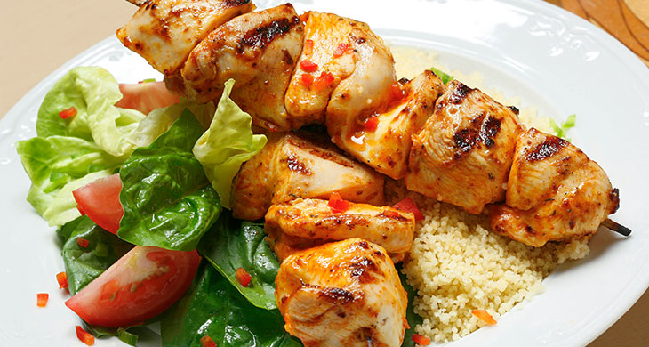 Char Grilled Chicken with Tomato Chili Salsa