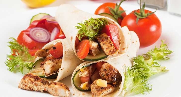 Spicy Chicken Wrap