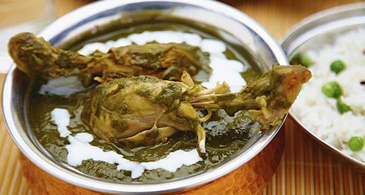 Chicken Spinach