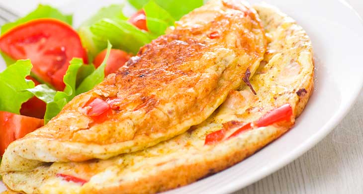 Masala Aur Subzee Ka Omelette