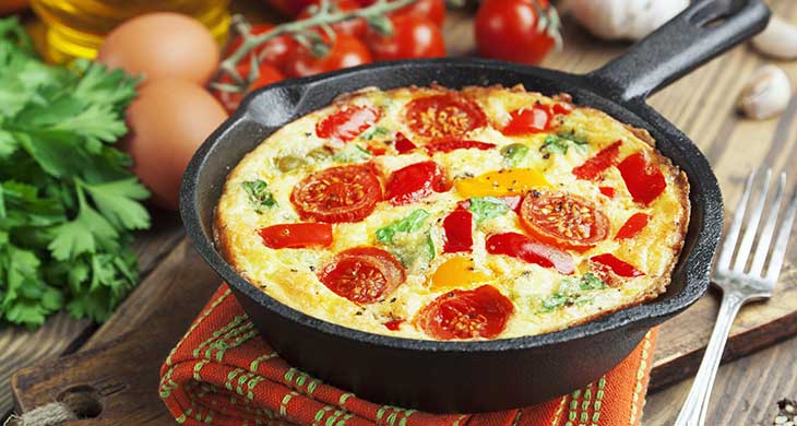 Spanish Vegetable Omelette