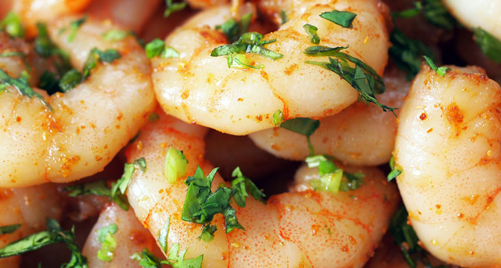 Fennel-Flavoured Prawns