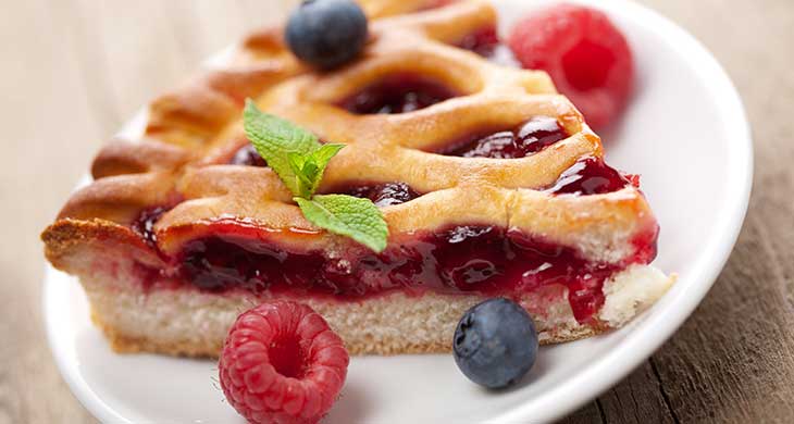 Blueberry Cream Pie