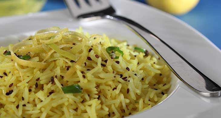 Elumichampazha Sadam (Lemon Rice)