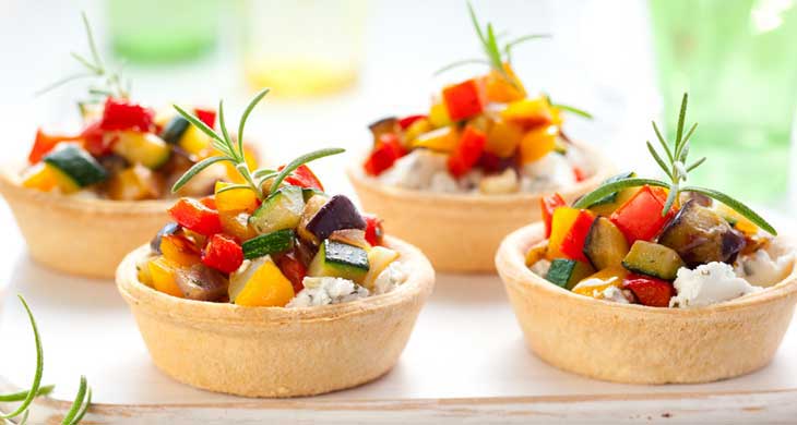 Goat's Cheese and Tomato Tartlets