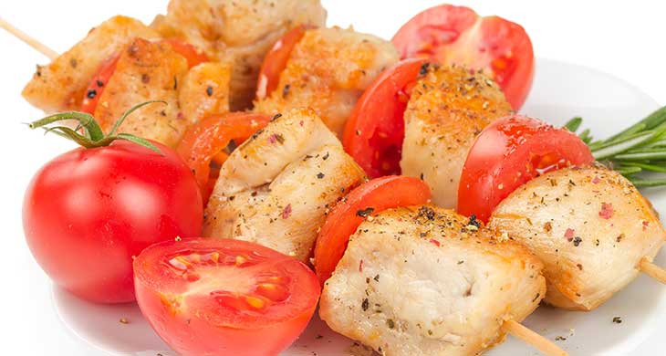 Spicy Fish Kebabs