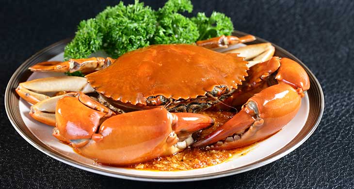 Quick-Fried Crab in Aromatic Oil