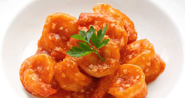 Sweet Chilli Prawns