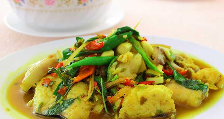 Thai Fish with Coconut Milk