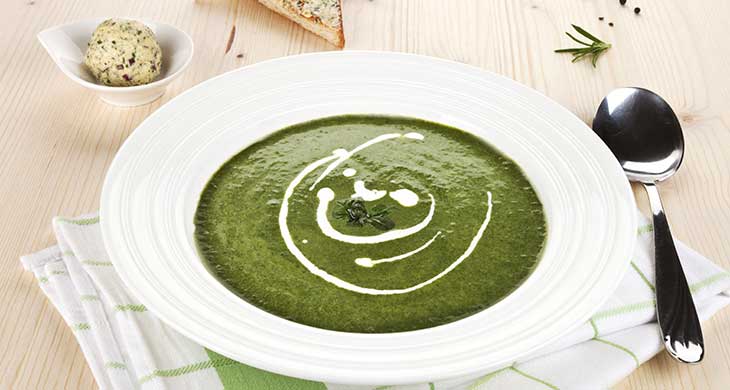 Peas & Spinach Soup