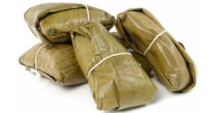 Chicken Wrapped In Pandan Leaf