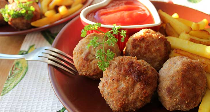 Fried Hot Fish Balls