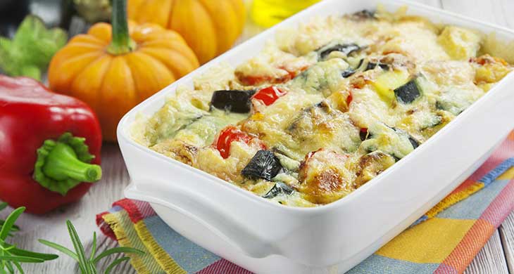 Gratin of Courgettes and Tomatoes