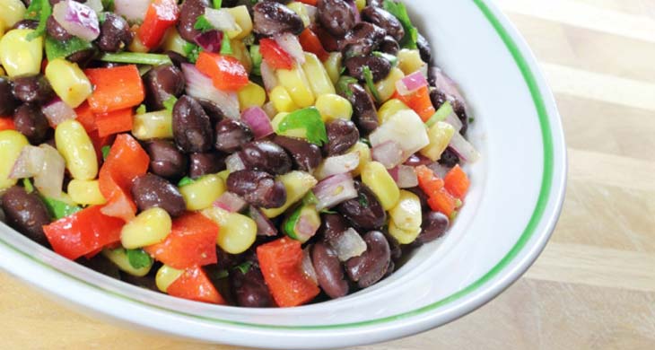 Black Bean Salad with Rice