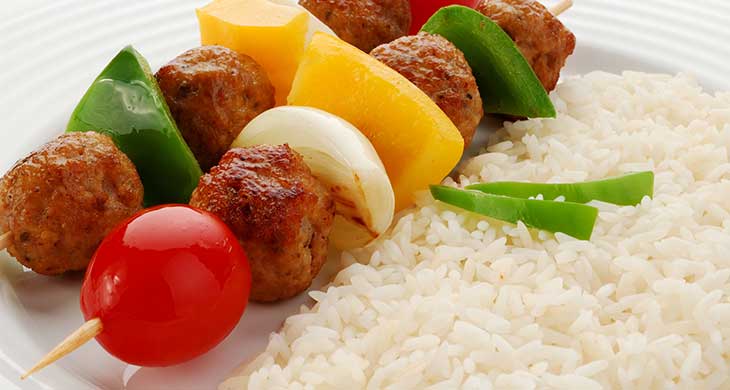 Indonesian Meatballs and Rice