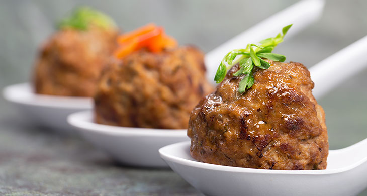 Sesame Lamb Balls