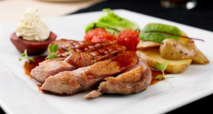 Roast Duck and Plum Sauce