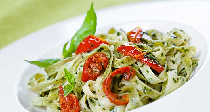 Tagliatelle with Herb Sauce