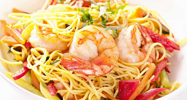 Mixed Seafood Stick Noodles