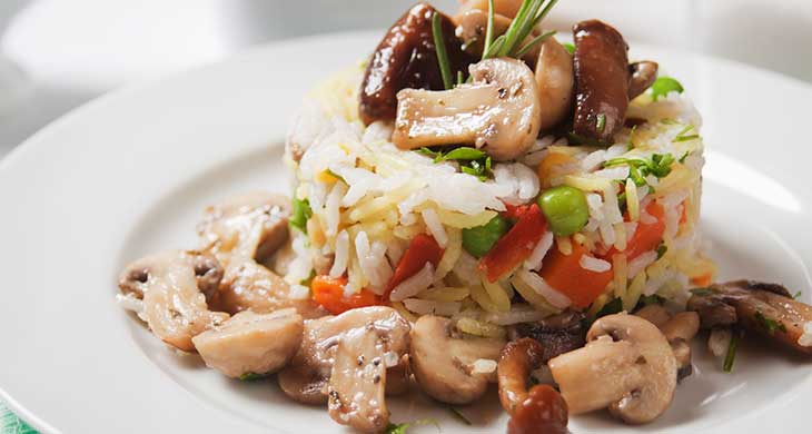Spicy Mushroom Rice