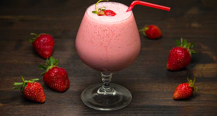 Strawberries and Cream Smoothie