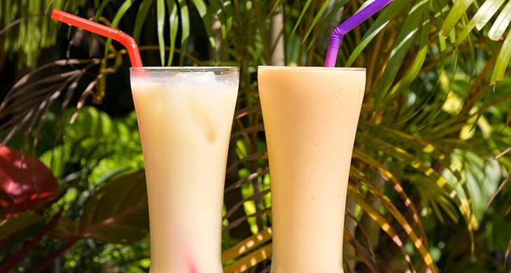 Banana, Chocolate Cream and Chocolate Peanut Smoothie