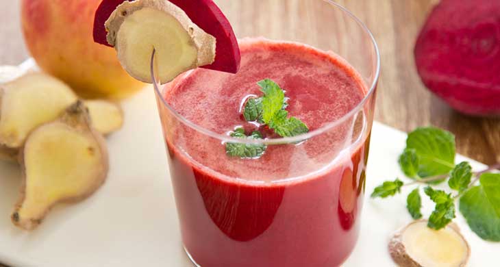 Beetroot, Orange and Ginger Juice