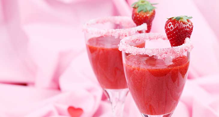 Strawberry and Mint Granite