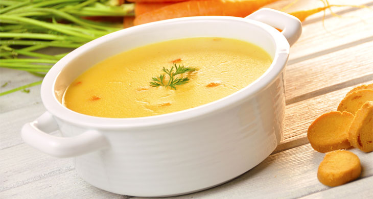 Coriander and Garlic Bread Soup