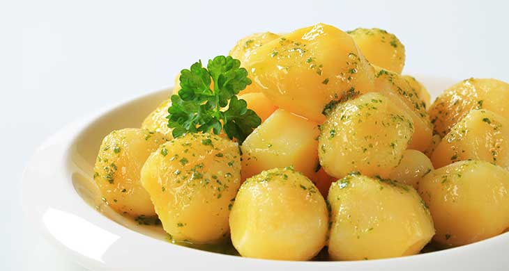 Warm Crispy Potato Salad
