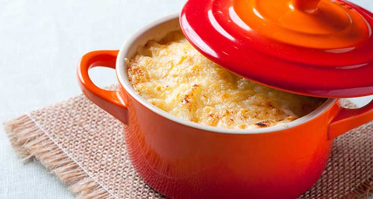 Potato and Sweet potatoes Gratin