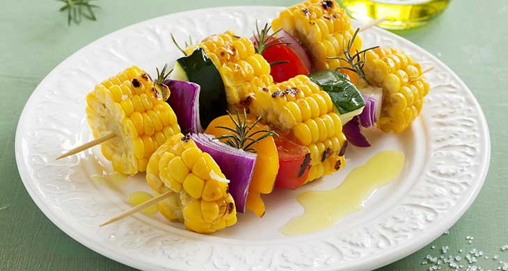 Corn Cob in Rich Onion Sauce