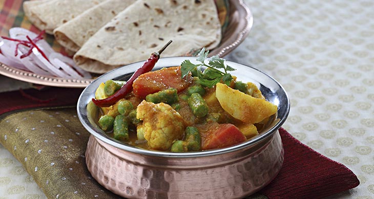 Vegetable Curry with Coconut Cream