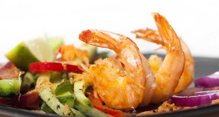 Prawn and Mangetout Stir-fry