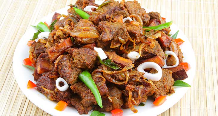 Spiced Lamb with Chilies