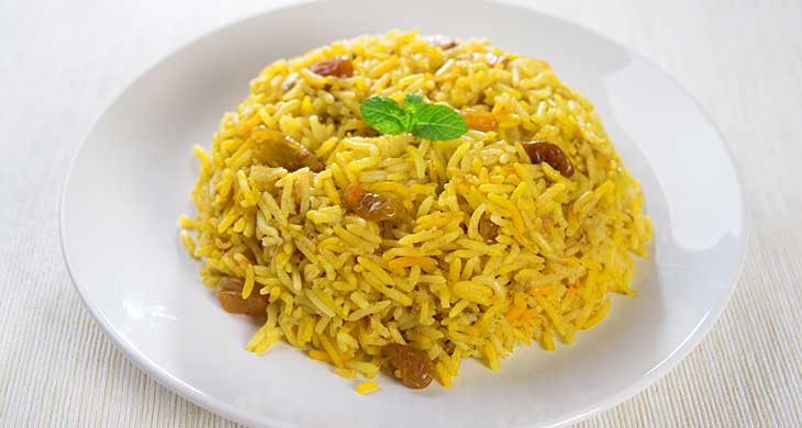 Sultana and Cashew Pilau