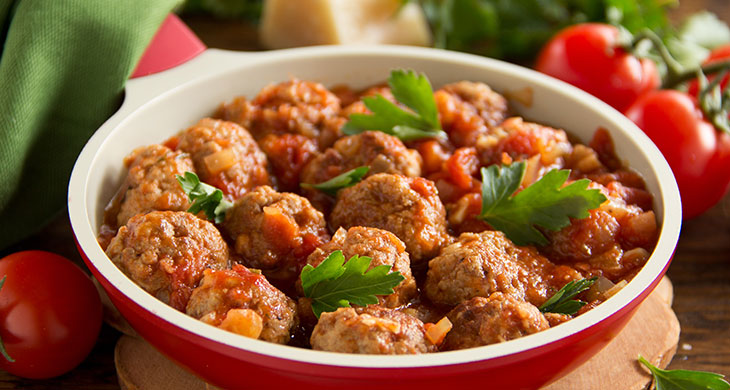 Balti Lamb Koftas with Vegetables