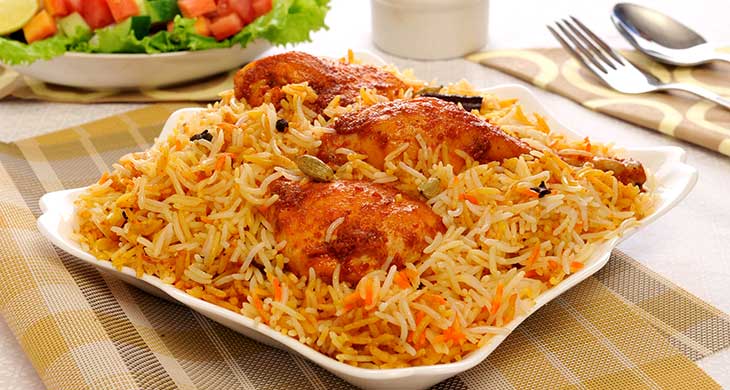 Chicken and Apricot Biryani