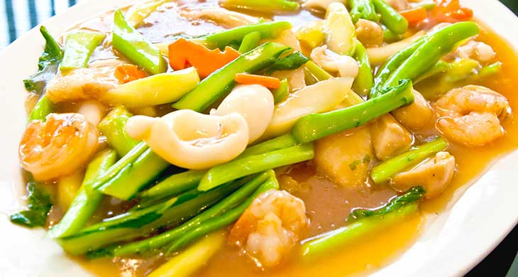 Prawns in Chilli Sauce