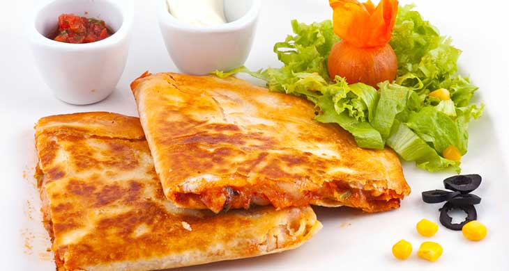 Cheese and Bean Quesadillas