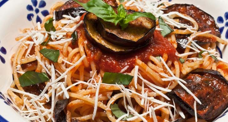 Macaroni Eggplant Cake