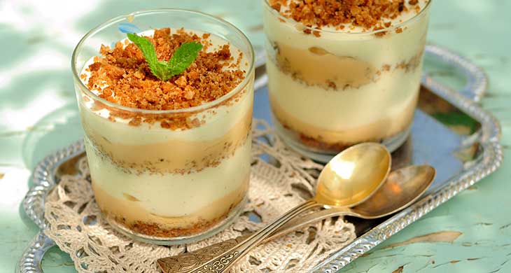 Yogurt and Banana Dessert