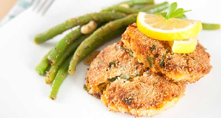 Fish Cakes with Chives and Lime Leaves