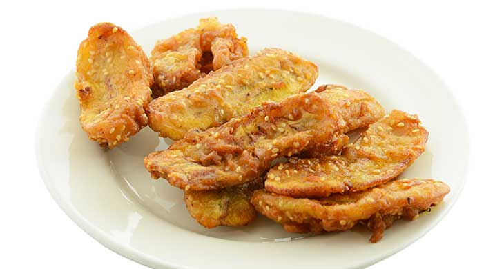 Banana Sesame Fritters