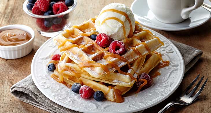 Sweet Coconut Waffles